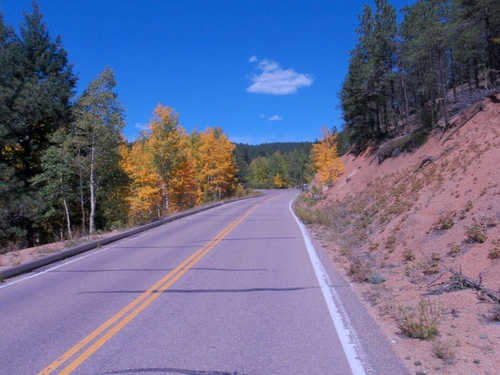 Pikes Peak in the Fall.